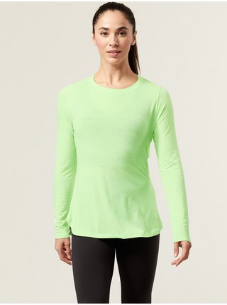 Světle zelené dámské sportovní tričko s výstřihem na zádech Marks & Spencer 