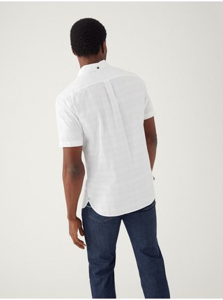 Bílá pánská košile Marks & Spencer  