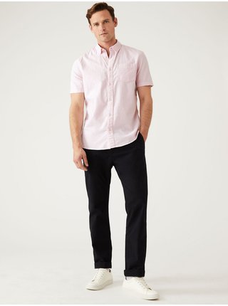 Světle růžová pánská košile Marks & Spencer  