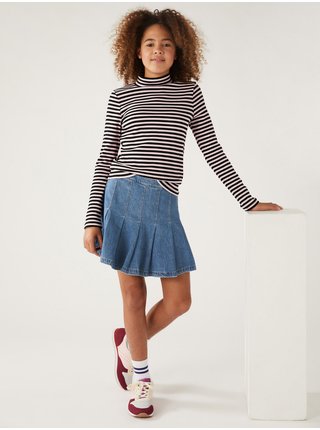 Modrá holčičí džínová sukně Marks & Spencer   
