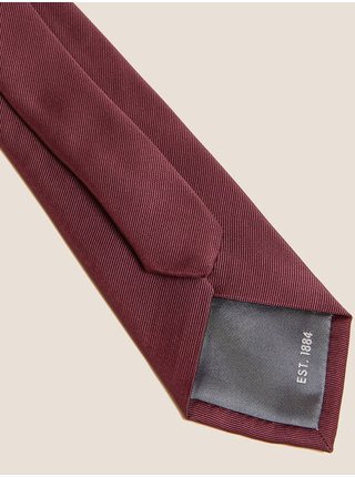 Vínová pánská kravata Marks & Spencer 