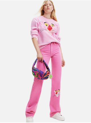Růžová dámská mikina Desigual Pink Panther