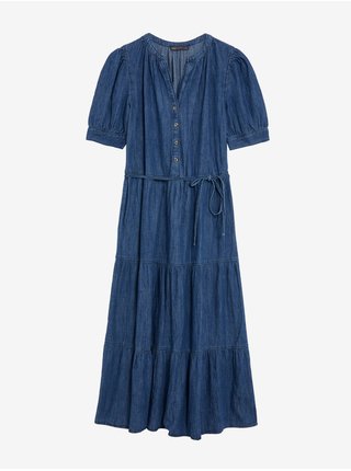 Voľnočasové šaty pre ženy Marks & Spencer - modrá