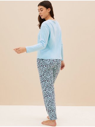 Pyžamká pre ženy Marks & Spencer - modrá, čierna