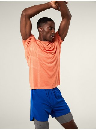 Oranžové pánské sportovní tričko Marks & Spencer 
