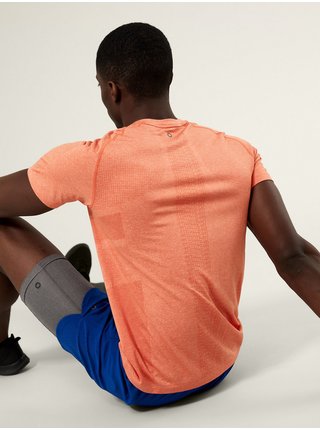 Oranžové pánské sportovní tričko Marks & Spencer 