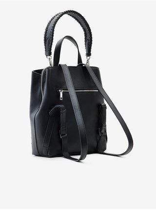 Černý dámský batoh/kabelka Desigual Half Logo 23 Sumy Mini