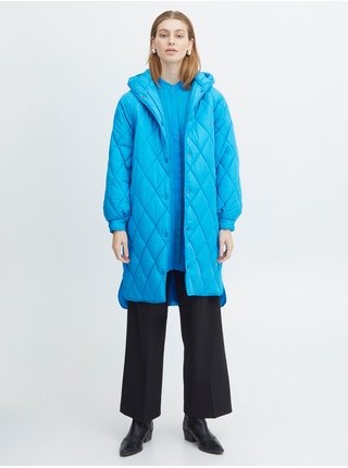 Kabáty pre ženy ICHI - modrá