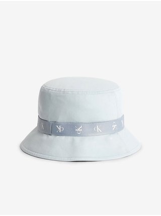 Světle modrý dámský klobouk Calvin Klein Jeans