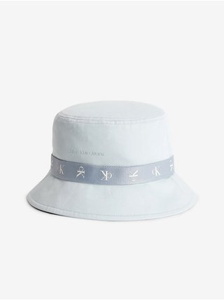Světle modrý dámský klobouk Calvin Klein Jeans