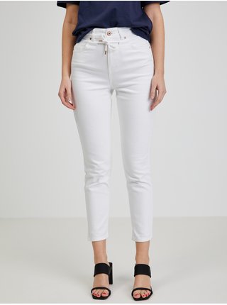 Biele dámske slim fit džínsy ORSAY