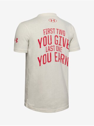 Bílé klučičí tričko Rock Under Armour