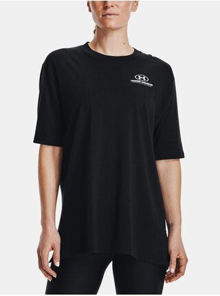Tričko Under Armour Oversized Graphic SS - Černá