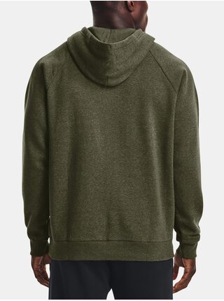 Mikina Under Armour UA Rival Fleece Hoodie - zelená
