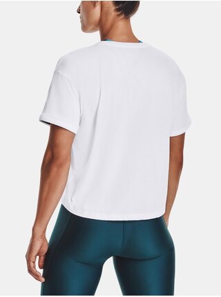 Bílé dámské tričko Under Armour Live Glow Graphic Tee-WHT