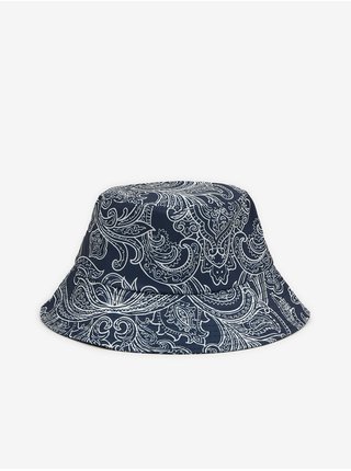 Tmavomodrý dámsky vzorovaný klobúk ORSAY