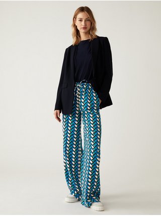 Neformálne nohavice pre ženy Marks & Spencer - modrá, zelená, čierna, krémová