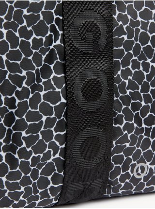 Černá dámská vzorovaná sportovní taška Marks & Spencer 