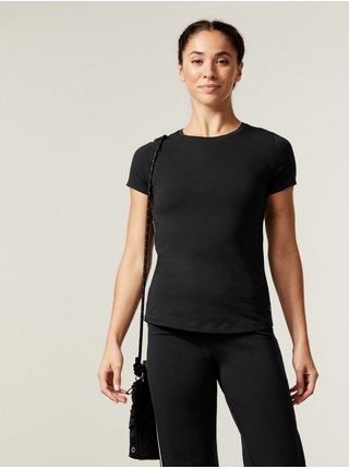 Tričká s krátkym rukávom pre ženy Marks & Spencer - čierna