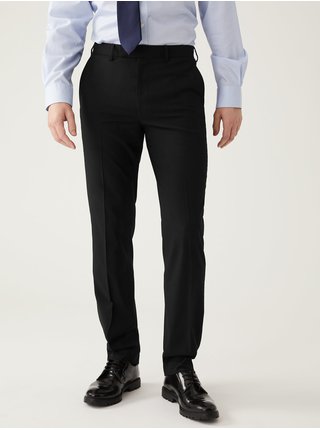 Černé pánské formální kalhoty Marks & Spencer  
