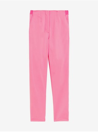 Růžové dámské kalhoty Marks & Spencer  