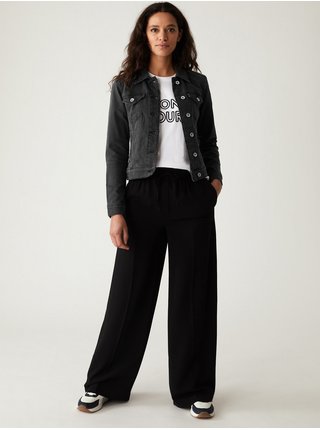Černá dámská džínová bunda Marks & Spencer  