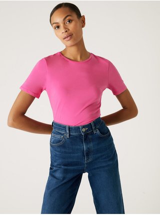 Topy a tričká pre ženy Marks & Spencer - ružová