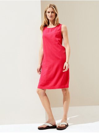 Tmavě růžové dámské šaty Marks & Spencer 