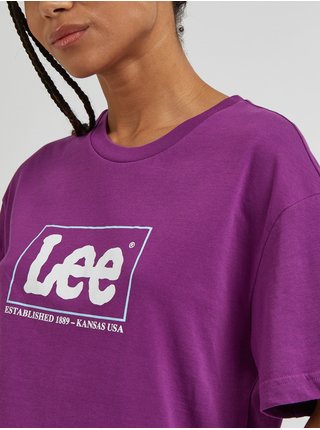 Tričká s krátkym rukávom pre ženy Lee - fialová