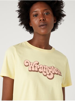 Žluté dámské tričko Wrangler
