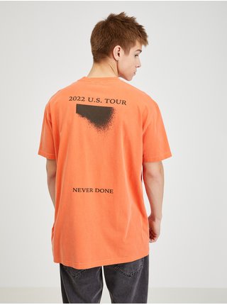 Oranžové pánske tričko Diesel