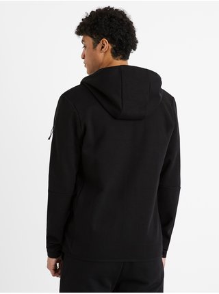 Černá pánská bunda na zip s kapucí Celio Denewyoke 
