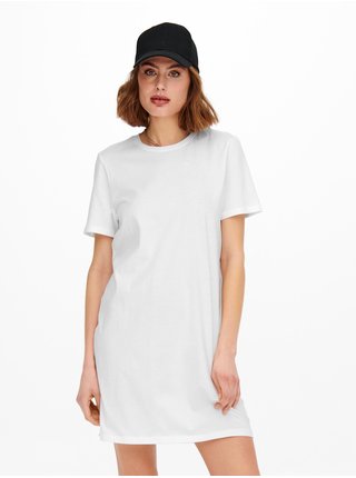 Bílé dámské šaty ONLY