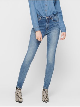 Modré dámské skinny fit džíny ONLY