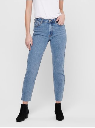 Modré dámské straight fit džíny ONLY
