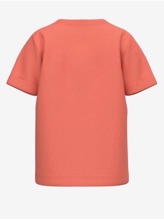 Oranžové klučičí tričko s potiskem name it Vux