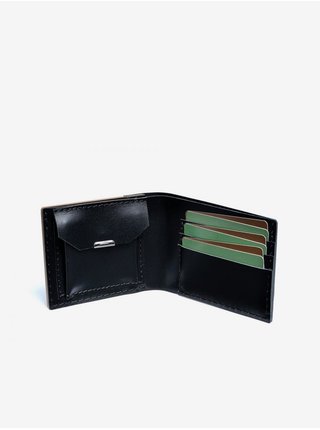 Černá pánská kožená peněženka BeWooden Nox Tenebra