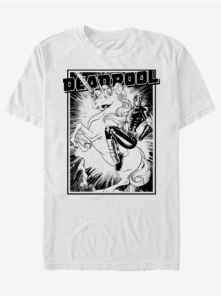 Bílé unisex tričko Deadpool Fantasy ZOOT.Fan Marvel 