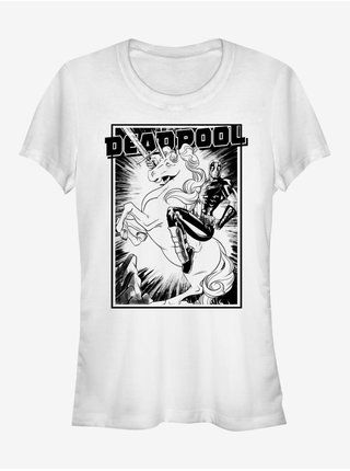 Bílé dámské tričko ZOOT.Fan Marvel Deadpool Fantasy 