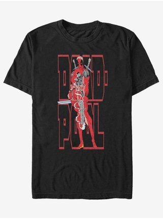 Černé pánské tričko ZOOT.Fan Marvel Deadpool Issues 