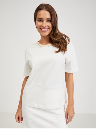 Tričká s krátkym rukávom pre ženy ORSAY - biela