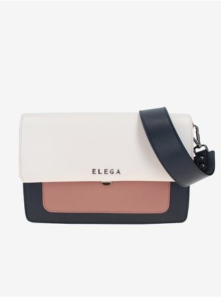 Kabelky pre ženy ELEGA - krémová, tmavomodrá, staroružová
