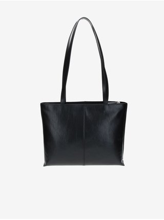 Černá dámská kožená kabelka ELEGA Melanie