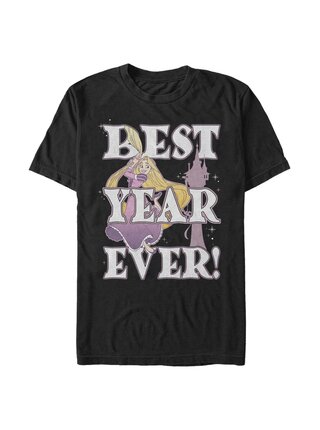 Černé pánské tričko Disney Rapunzel Best Year
