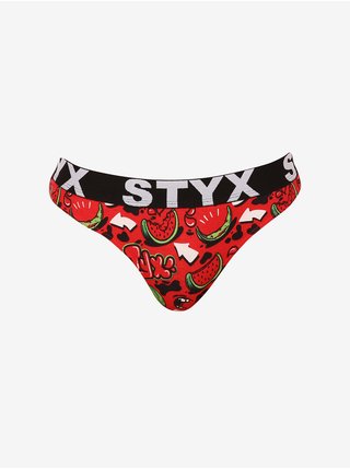 Nohavičky pre ženy STYX - červená, čierna, zelená