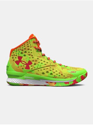 Neónovozelené pánske tenisky Under Armour CURRY 1 SPK