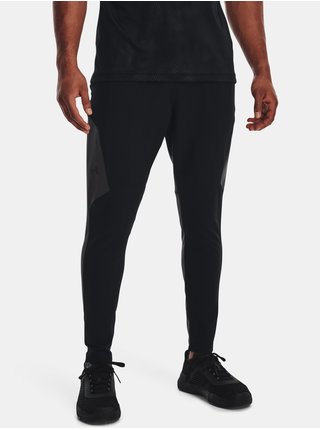 Černé pánské sportovní kalhoty Under Armour UA Unstoppable Hybrid Pant 