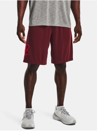 Vínové pánské kraťasy Under Armour UA TECH GRAPHIC SHORT 