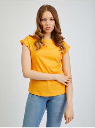 Tričká s krátkym rukávom pre ženy ORSAY - oranžová