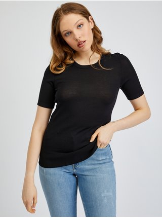 Černé dámské úpletové tričko ORSAY  